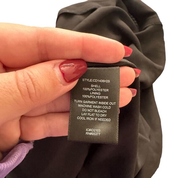 SANCTUARY Floral Chiffon Midi Sundress Purple Sz4 - Picture 7 of 7